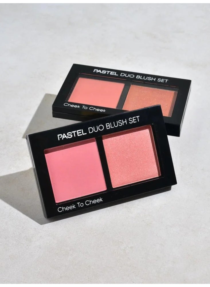 PASTEL Duo Blush Set Cheek to Cheek 2*4.3g - Image 3
